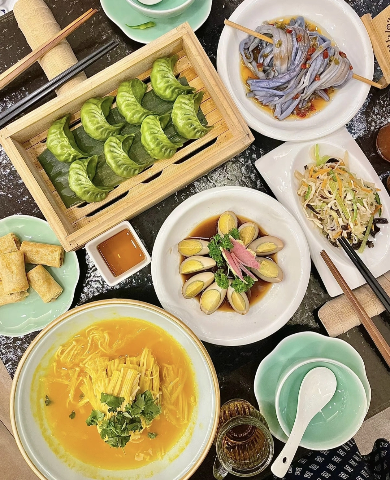 plat vegetarien chine