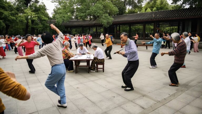 Mode de vie des retraités chinois : entre tai chi et karaoké