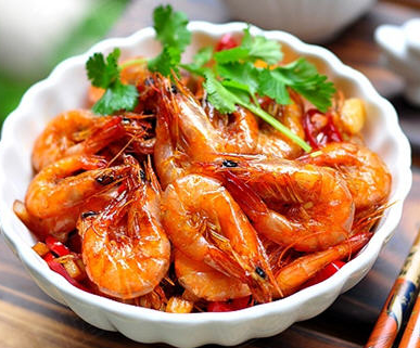 Crevettes sautées du Shandong