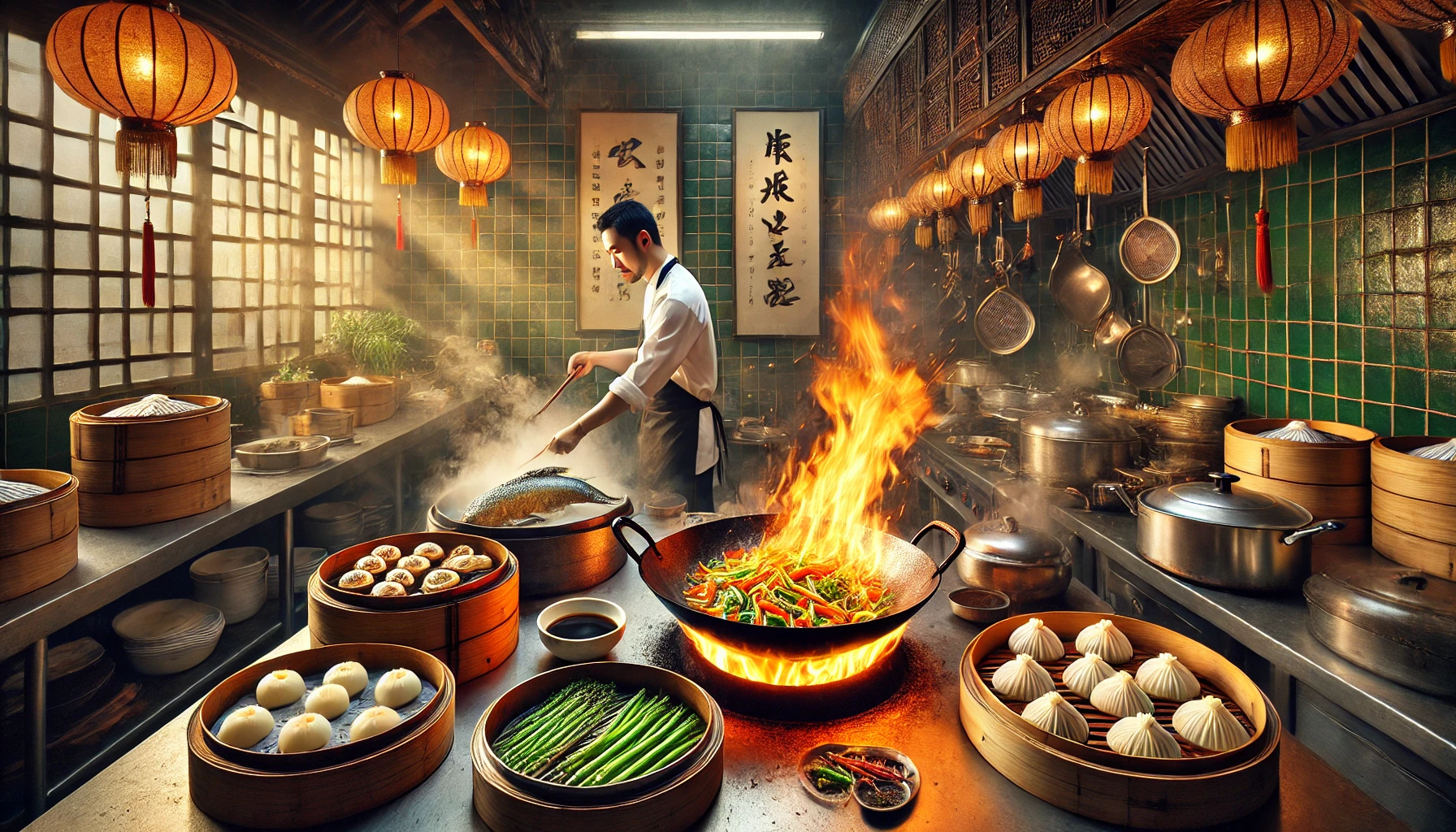 techniques de cuisson chinoise