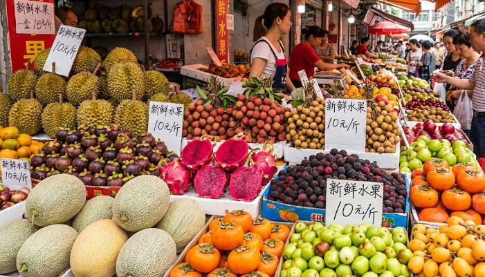 fruits exotiques chine