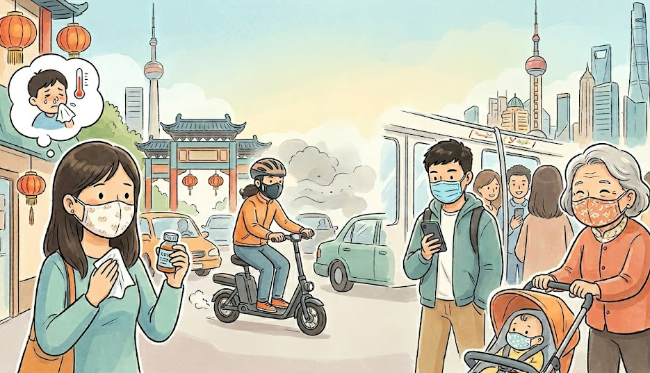 pourquoi les chinois portent des masques