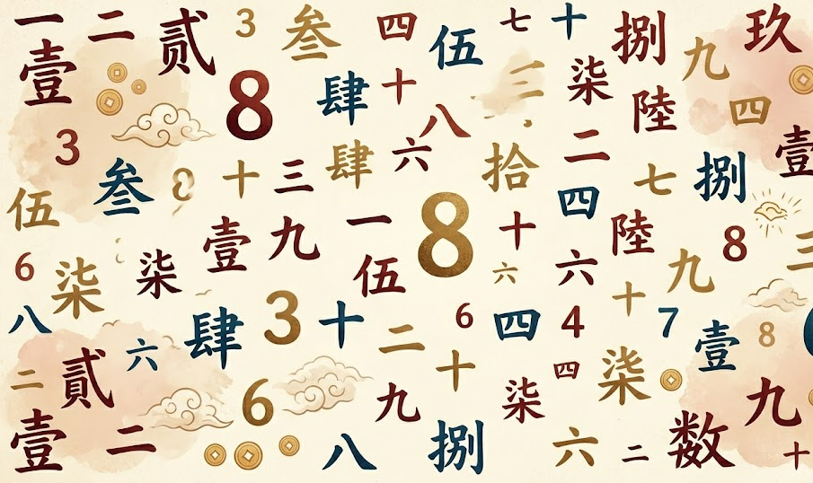 signification des chiffres en chine