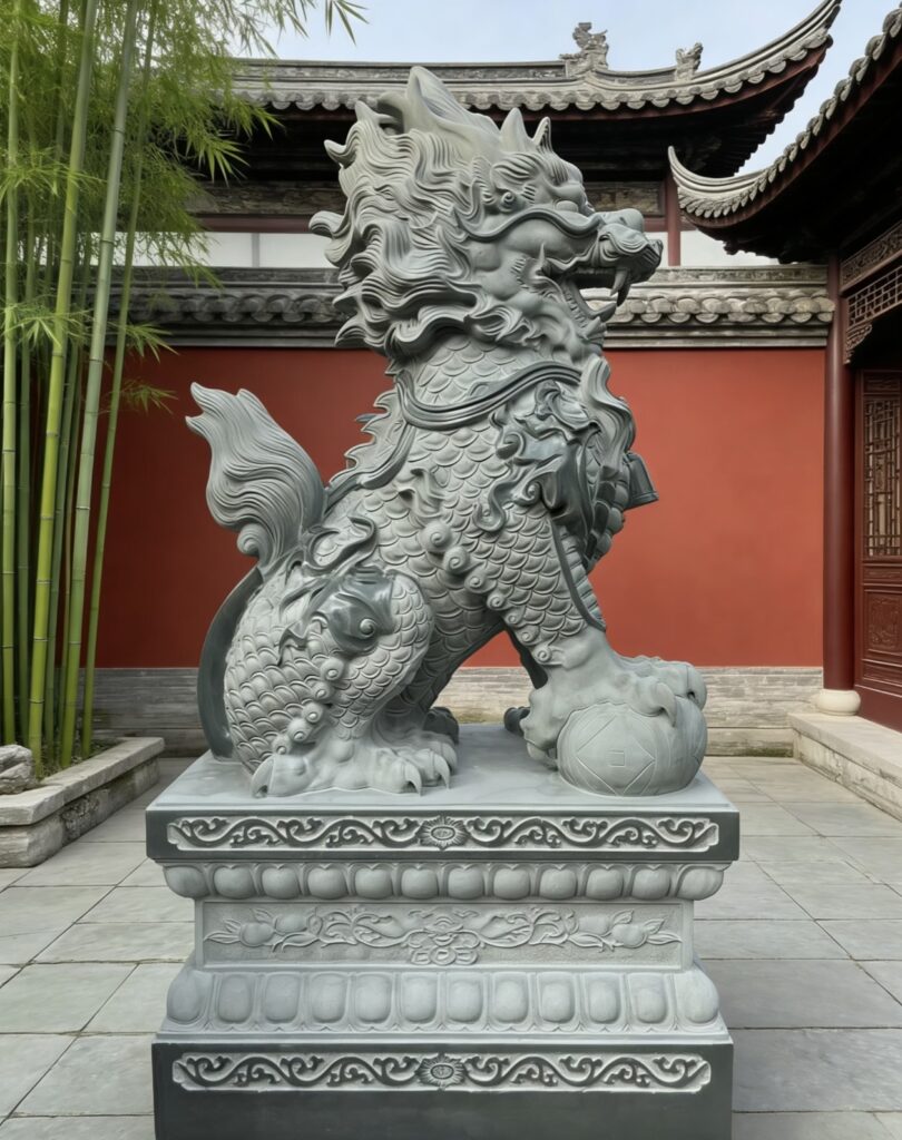 statue qilin
