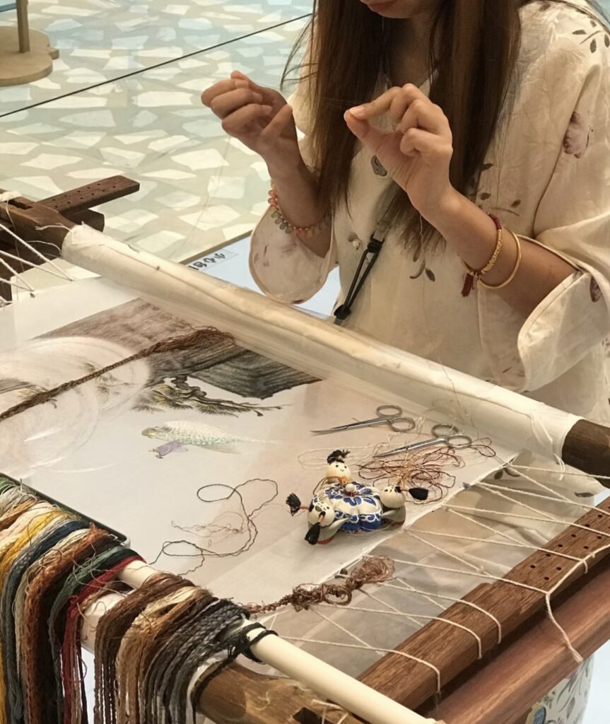 artisanat local de broderie en chine