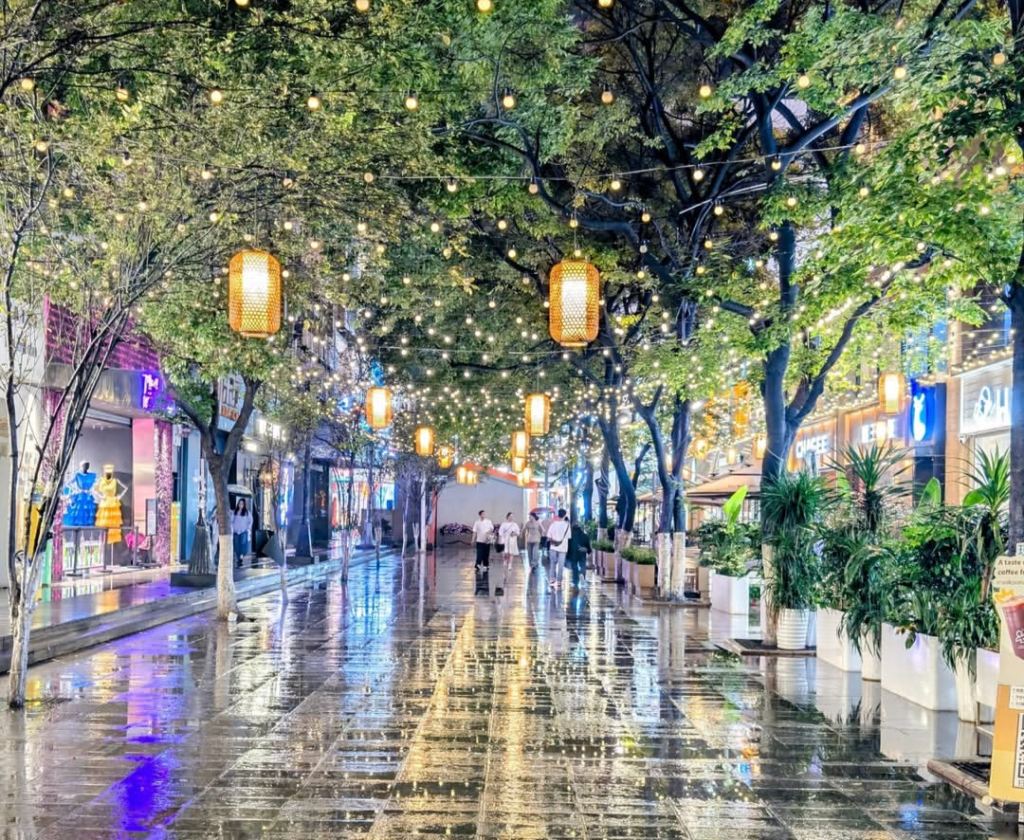 rue de kunming la nuit
