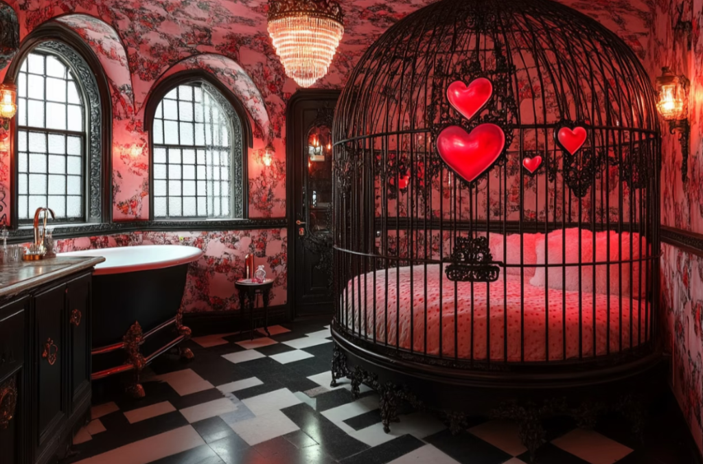 chambre dans un love hotel en Chine