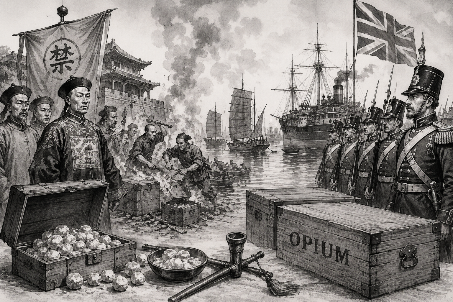 guerre opium chine