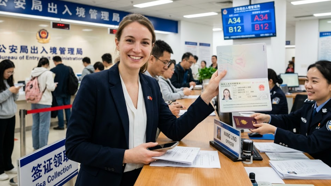 visa travail en chine