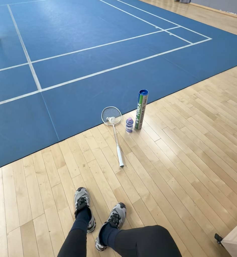 terrain de badminton en chine